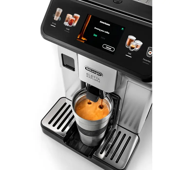 DeLonghi Eletta Explore ECAM450.55.S, fully automatic (silver)