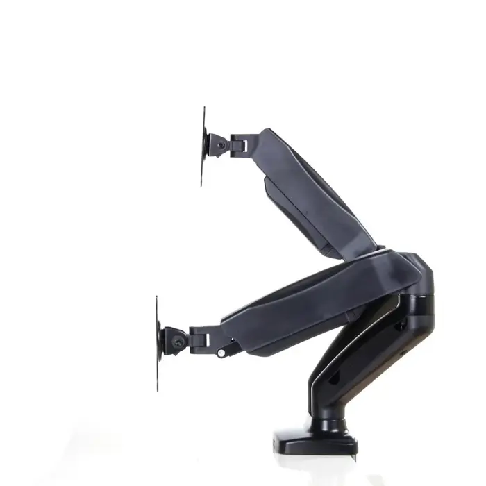 Desk mount for 2 monitors LED/LCD 13-27" ART UM-116 gas assistance 2-6.5 kg Black