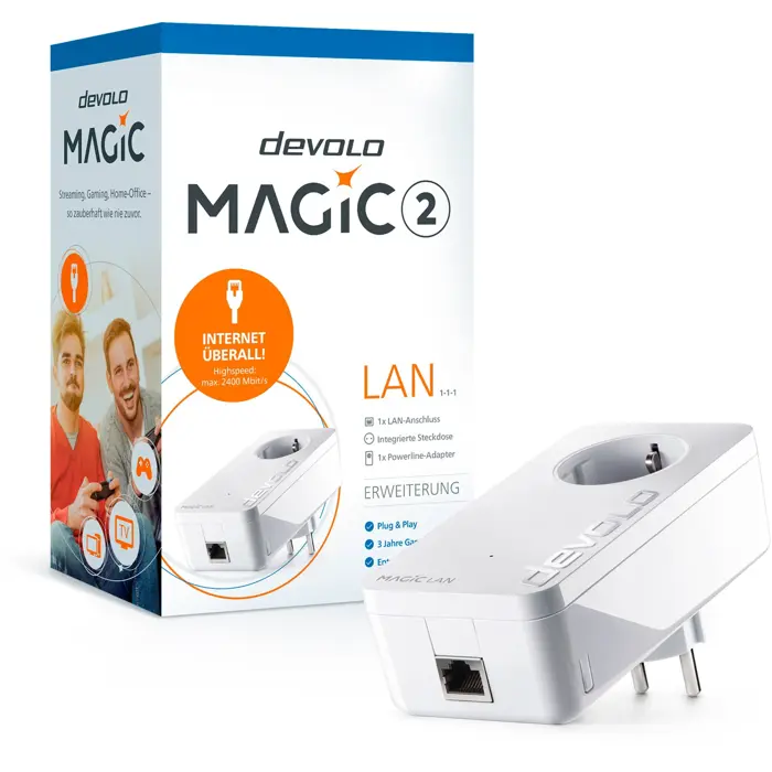 devolo Magic 2 LAN add-on adapter 1-1-1, Powerline