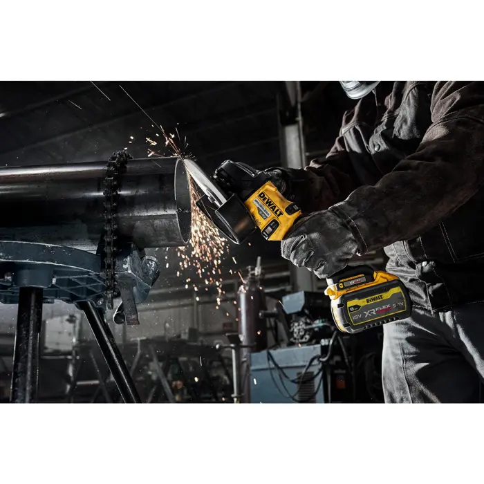 Dewalt cordless angle grinder DCG440N, 180mm, 54Volt (yellow/black, without battery and charger)