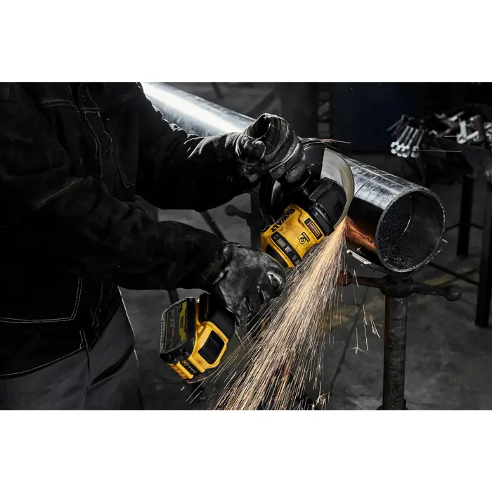 Dewalt cordless angle grinder DCG440N, 180mm, 54Volt (yellow/black, without battery and charger)