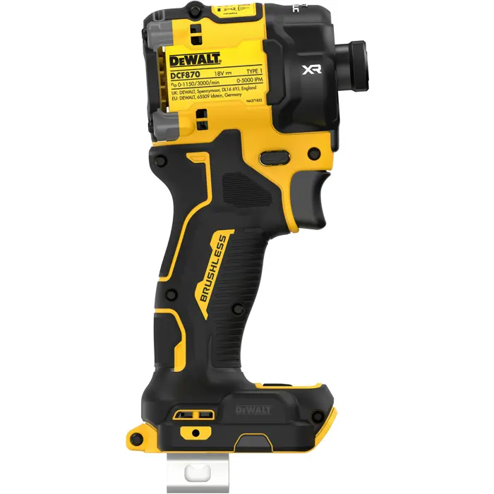 DEWALT DCF870NT Hydraulic Cordless Impact Wrench, 1/4", 18 Volt, yellow/black, without battery and charger, in T STAK box