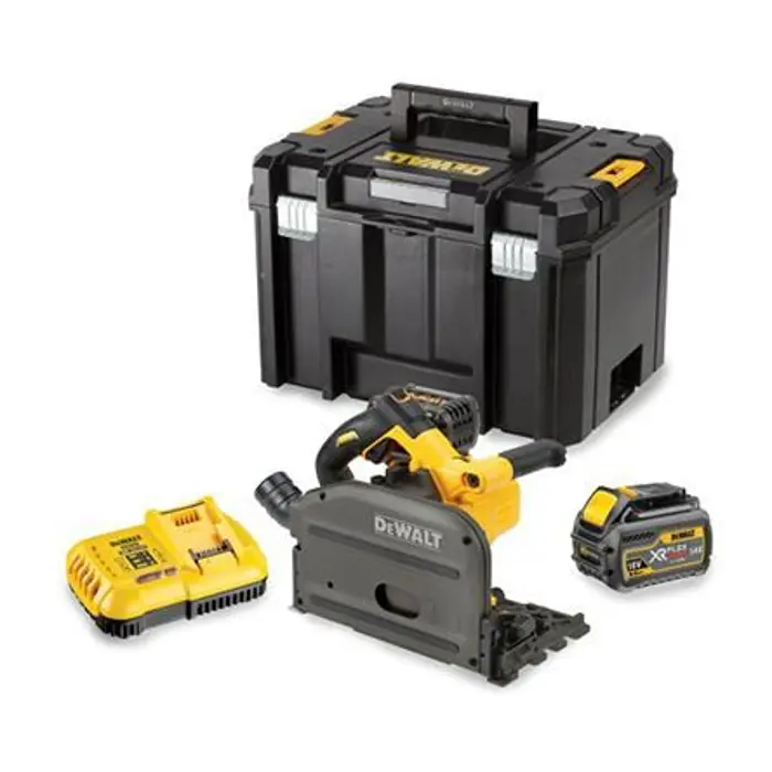 DEWALT DCS520T2 portable circular saw 54V 2x XR FLEXVOLT 6Ah TSTAK Black, Yellow