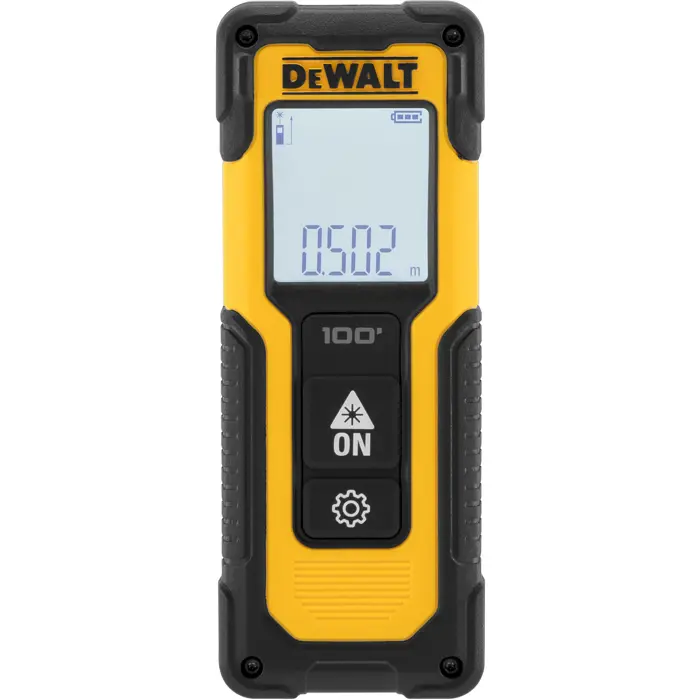 DEWALT Laser Rangefinder DWHT77100 black/yellow, range 0.20 - 30 meters