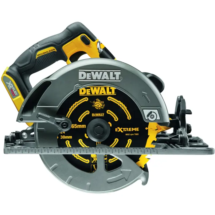 DEWALT XR FLEXVOLT Cordless Circular Saw DCS579NT, 54 Volt yellow/black, without battery and charger, in TSTAK box