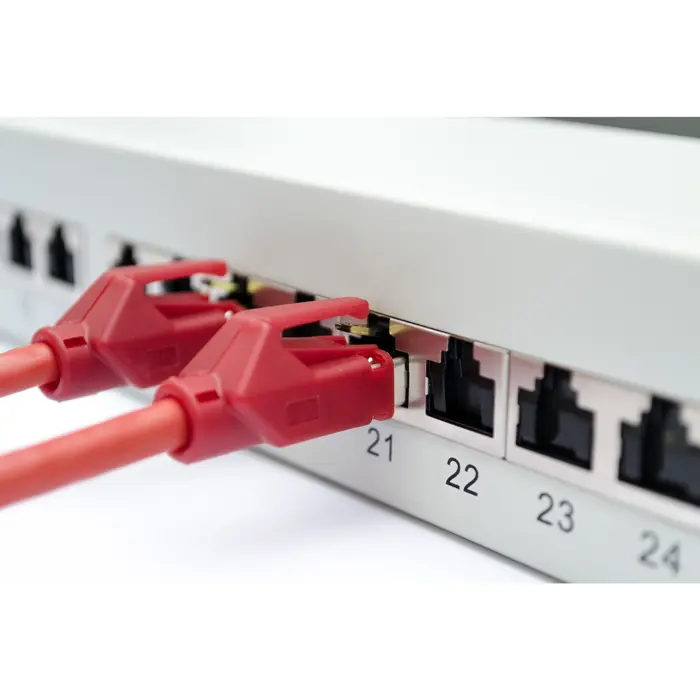 Digitus 19" CAT 6a Patch Panel gray