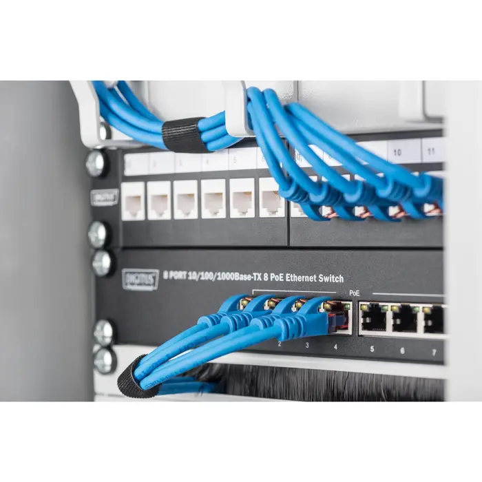 Digitus 254 mm (10") Cablezuführung gray