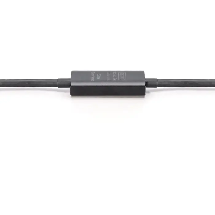 Digitus Active USB 3.2 Gen 1 extension cable, USB-C male > USB-C female (black, 10 meters, repeater cable)