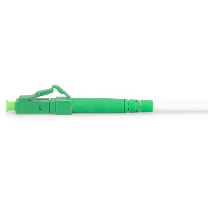 Digitus fiber optic simplex patch cable, steel armored, single mode, LC/APC > LC/APC (white, 20 meters)