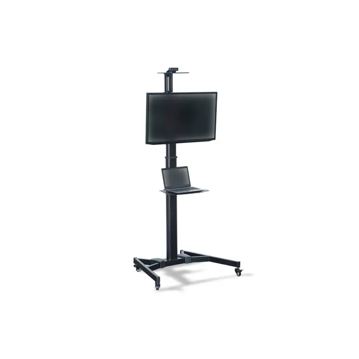 Digitus | Floor stand | TV-Cart for screens up to 70", max. 50kg wheelbase, VESA max. 600x400 | Tilt | 37-70 " | Maximum weight (capacity) 50 kg | Black