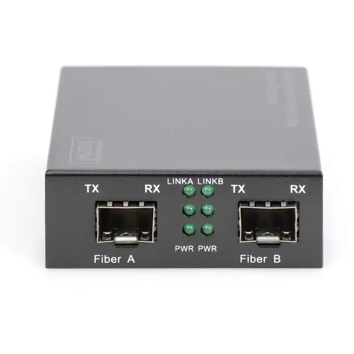 Digitus Gigabit Multimode/Singlemode Media Converter SFP (black)