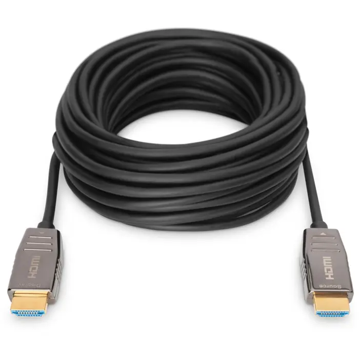 Digitus HDMI AOC Hybrid Fiber Optic Cable, UHD 8K (black, 20 meters)