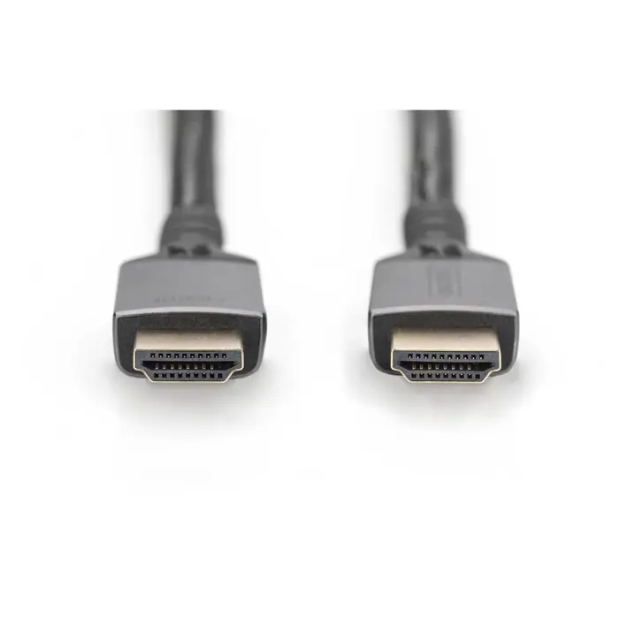 Digitus HDMI Ultra High Speed connection cable, with Ethernet, UHD 8K (black/gray, 3 meters, sleeved)