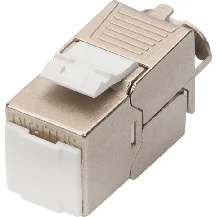 Digitus Keystone module Cat.6a (silver/white, shielded, 24 pieces)
