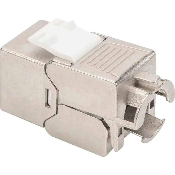 Digitus Keystone module Cat.6a (silver/white, shielded, 24 pieces)