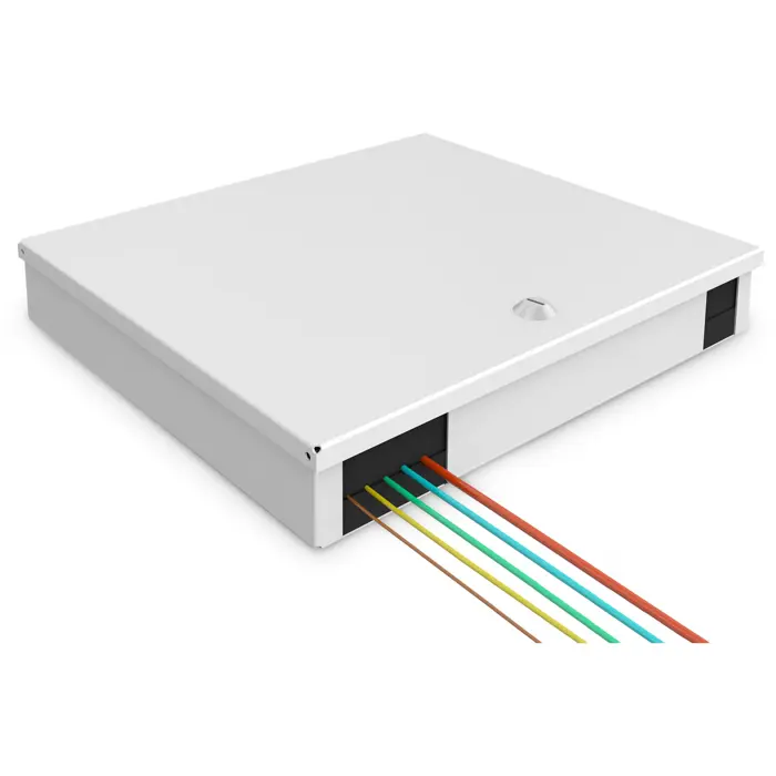 Digitus LWL Unibox, splice box for wall mounting, Medium (light gray, for up to 48 fibers)