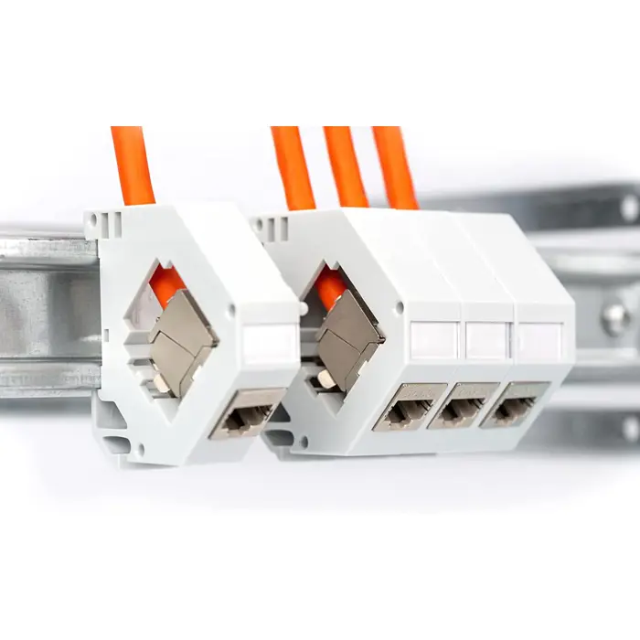 Digitus Professional Cat7 S/FTP installation cable simplex, Dca (orange, 100 meter roll)