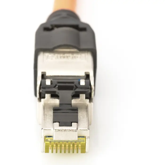 Digitus RJ-45 plug for field assembly, Cat.6a (silver/black, 1 piece)