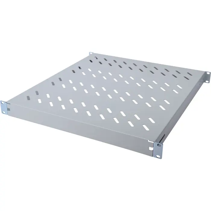 Digitus shelf for 483 mm (19") cabinets, 600 mm deep, grey, 1 height unit