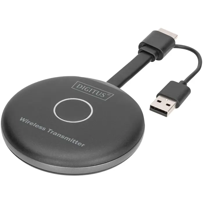 Digitus Wireless HDMI Transmitter Click & Present PRO, HDMI extension (black)