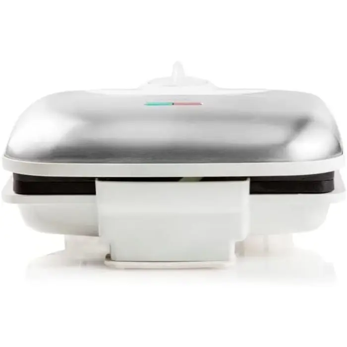 Domo Tasty Waffle XL, waffle maker (white/stainless steel)