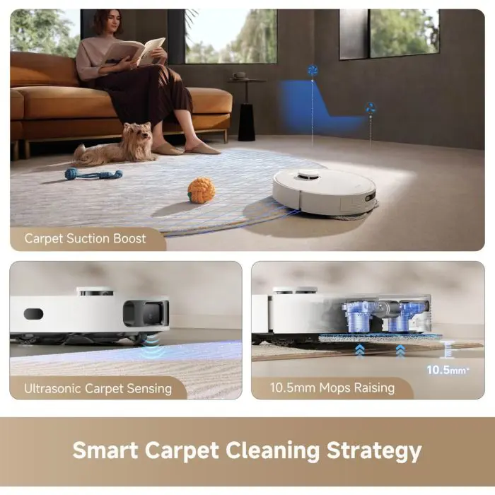 Dreame D20 Ultra Robot Vacuum Cleaner, White