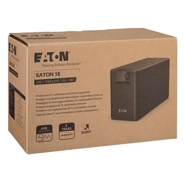 Eaton 5E Gen2 700 uninterruptible power supply (UPS) Line-Interactive 0.7 kVA 360 W 2 AC outlet(s)