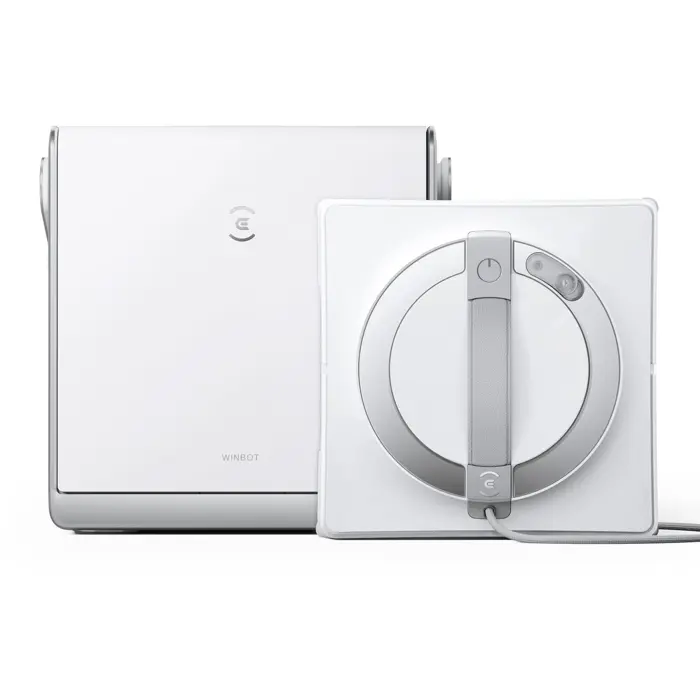 ECOVACS window cleaning robot WINBOT W2 Omni, window vacuum cleaner (white, 96 watts, with portable docking station)