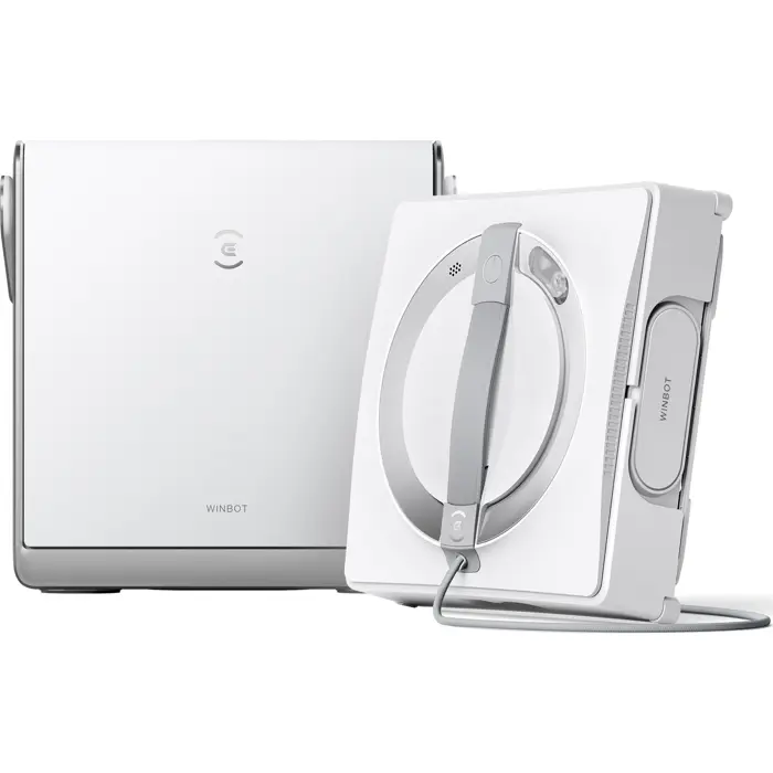 ECOVACS window cleaning robot WINBOT W2 Omni, window vacuum cleaner (white, 96 watts, with portable docking station)