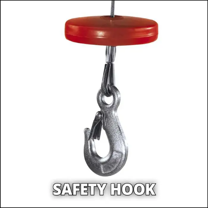 Einhell cable hoist TC-EH 500, cable winch (red, 800 watts)