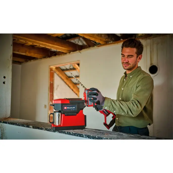 Einhell cordless coffee machine TE-CF 18 Li-Solo, pad machine