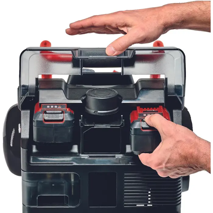 Einhell cordless compressor TE-AC 36/150 Li OF - Solo, 36Volt (2x18V) (red/black, without battery and charger)
