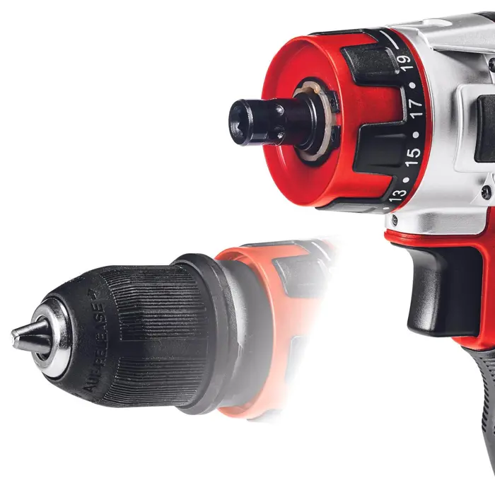 Einhell Cordless Drill TE-CD 12/1 X-Li, 12V (red/black, Li-Ion battery 2Ah)