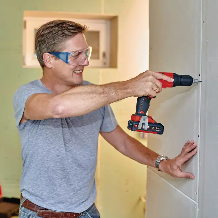 Einhell cordless drywall screwdriver TE-DY 18 Li Solo (red / black, without battery and charger)
