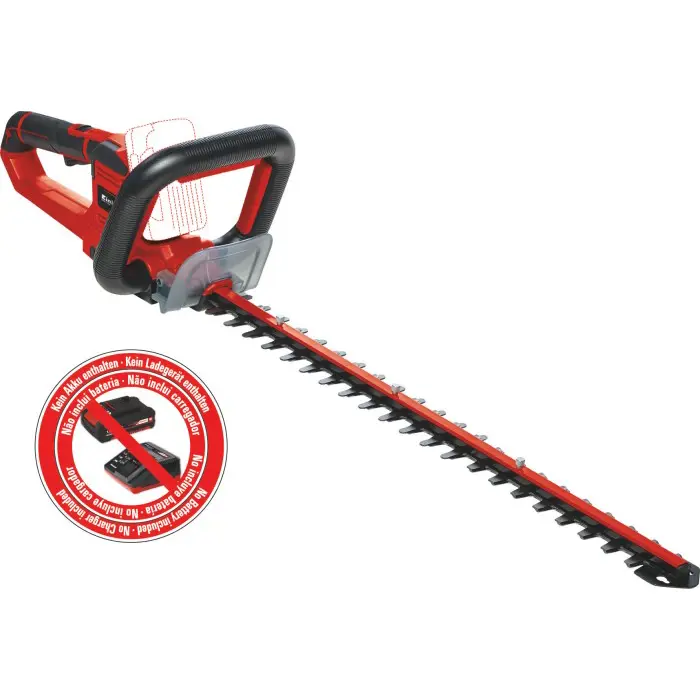 Einhell cordless hedge trimmer GE-CH 18/60 Li-Solo (red / black, without battery and charger)