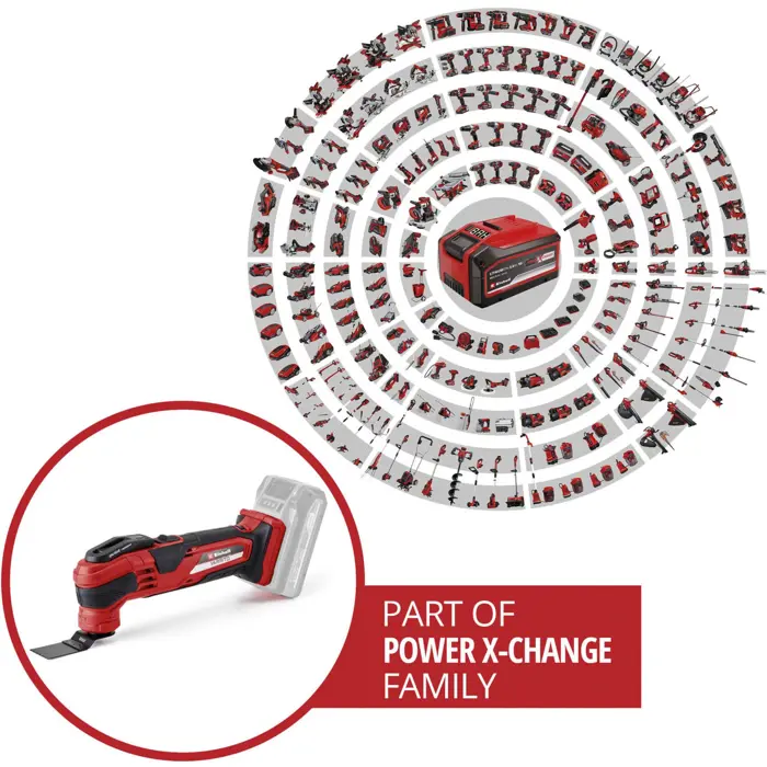 Einhell cordless multifunction tool VARRITO, 18 volts