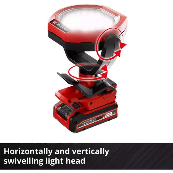 EINHELL Cordless Outdoor Lamp GC-OL 18/1500 Li-Solo, LED light without battery and charger
