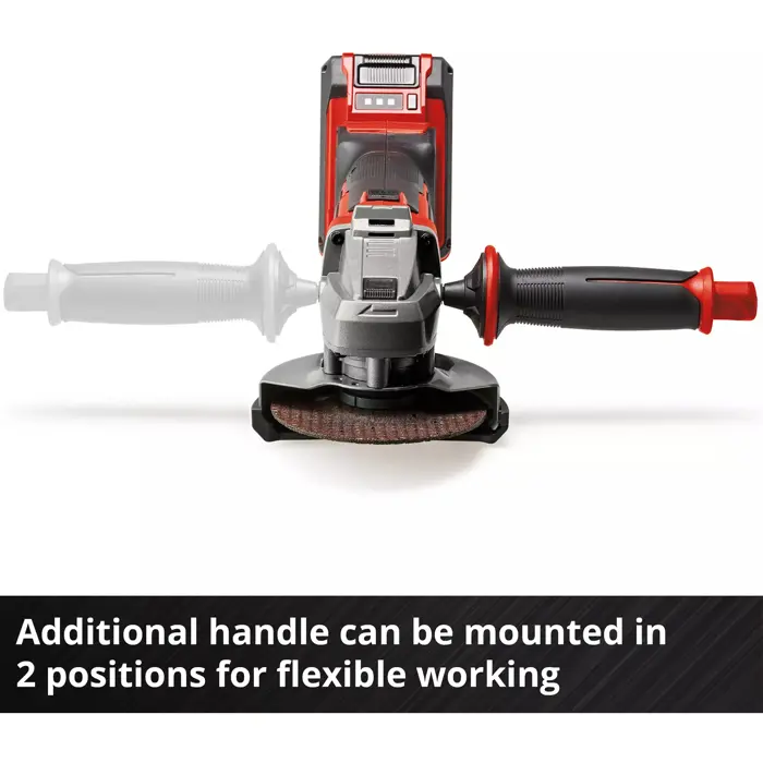 Einhell Power X-Change Cordless Angle Grinder TE-AG 18/115-2 Li - Solo, 18 Volt (red/black, without battery and charger)