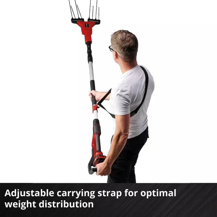 EINHELL Power X-Change Cordless Olive/Fruit Shaker GE-FS 18/53 Li-Solo, Fruit Picker red/black, without battery and charger, with telescopic handle