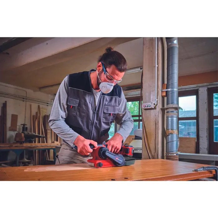 Einhell Professional cordless belt sander TP-BS 18/457 Li BL - Solo, 18Volt (red/black, without battery and charger)