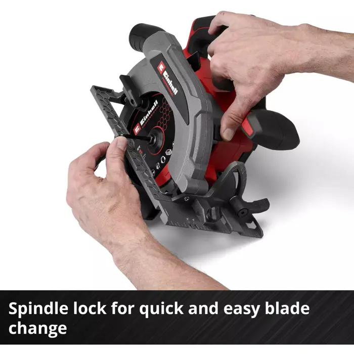 EINHELL Professional Cordless Circular Saw TP-CS 18/165 Li BL - Solo, 18 Volt red/black, without battery and charger