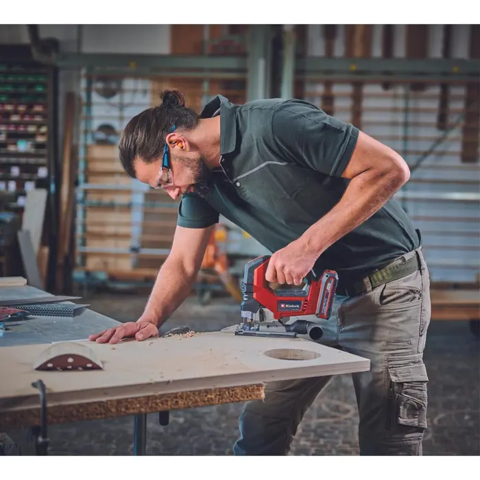 Einhell Professional Cordless Jigsaw TP-JS 18/135 Li BL - Solo, 18Volt (red/black, without battery and charger)