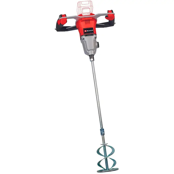 Einhell Professional Cordless Paint/Mortar Mixer TP-MX 18-2 Li BL - Solo, 18Volt, Mixer (red/black, without battery and charger)
