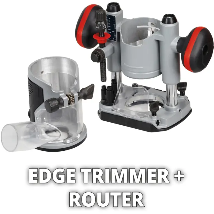 Einhell Professional Cordless Router and Edge Trimmer TP-RO 18 Set Li BL - Solo (red, without battery and charger)