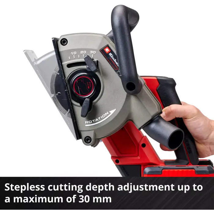 EINHELL Professional Cordless Wall Chaser TP-MA 36/30 Li BL-Solo, 36 Volt (2x18 V) red/black, without battery and charger