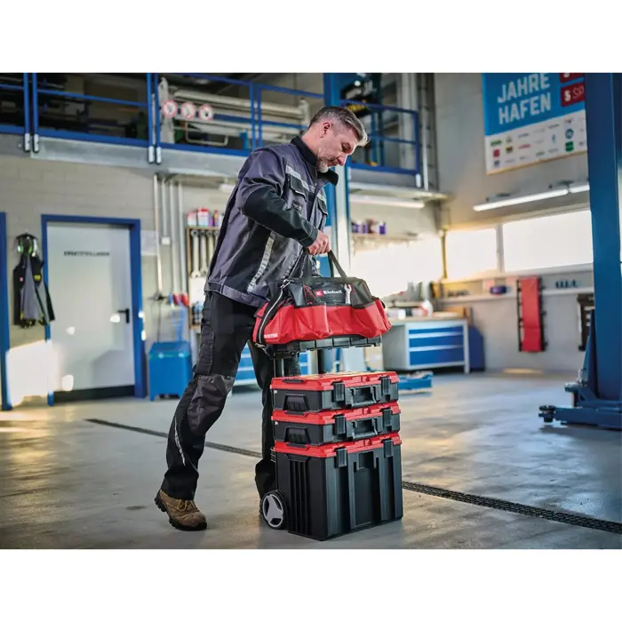 EINHELL system case E-Case bag black/red