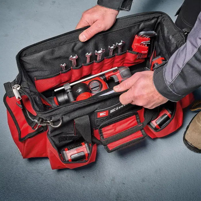 EINHELL system case E-Case bag black/red