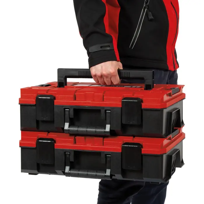 Einhell system case E-Case SF foam, tool box (black/red, with 2 foam inserts)