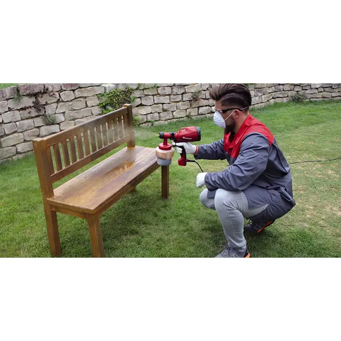 Einhell TC-SY 500 P paint spray gun (red/black, 500 watts)