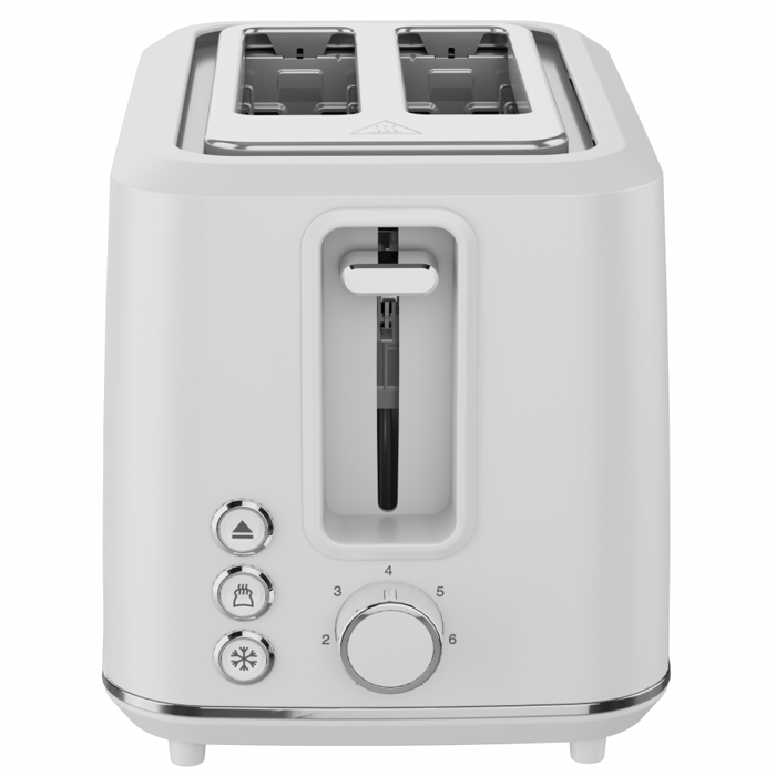 Electric Toaster, white, 220-240V, 50-60Hz, 920-1080W, 2 slots, 3 modes, 7 browning levels